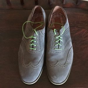 Men’s Johnston Murphy suede saddle oxfords 10.5
